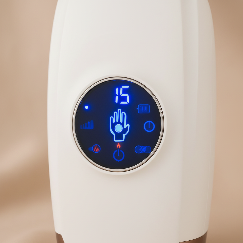 Close-up bedieningspaneel